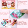 40 Pack Scratch-Off Valentine Jokes Cards for Kids with Envelopes Stickers Sweet Food Valentine's Day Exchange Cards Jokes for School Classroom Candy Donut Ice Cream Exchange Gift Games Party Favor