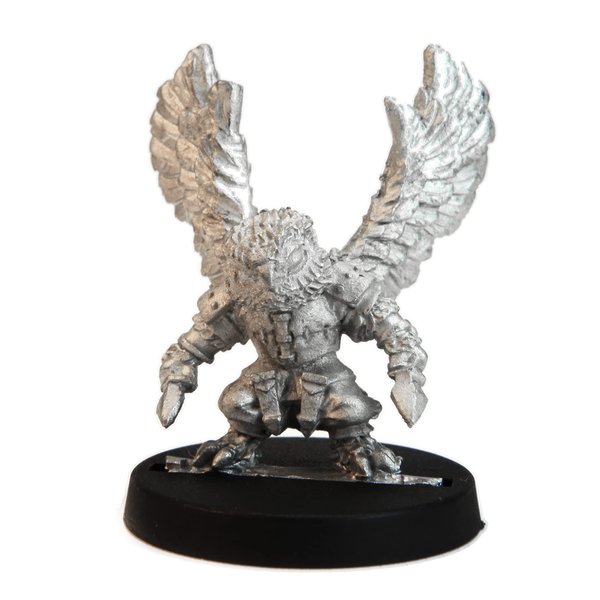 Stonehaven Male Owlfolk Rogue Miniature Figure (for 28mm Scale Table Top War Games) - Made in USA
