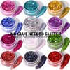 Teenitor Face Glitter Body Glitter Makeup Glitter Gel Hair Glitter, 12 Colors Body and Face Glitter Gel, Star Glitter for Face, Body, Hair, 10g/Color