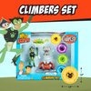 Wild Kratts Climbers Action Figure Collectible Figures & Discs (8pc) Includes 4 Creature Power Discs +4 Animals- Officially Licensed Toys for Children-Gift for Kids Boy Girl