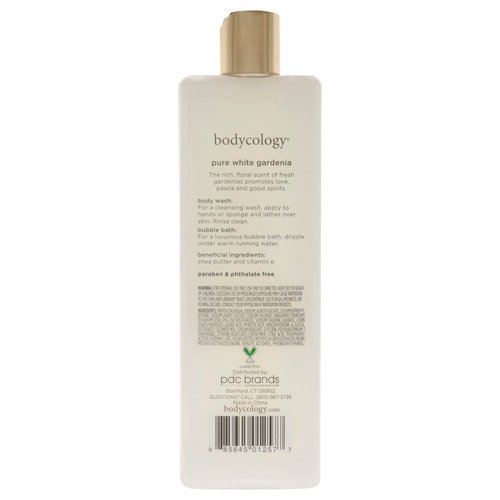 Bodycology Pure White Gardenia Foaming Body Wash (1 Unit),16 Ounces
