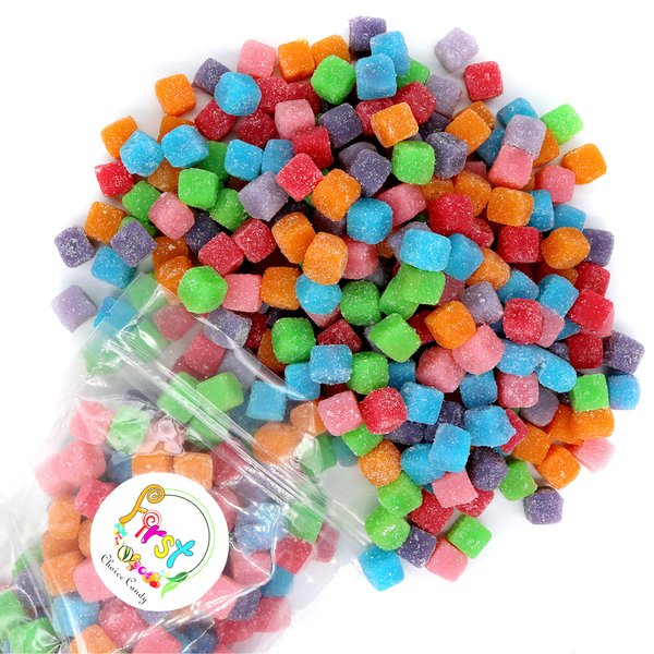 FirstChoiceCandy Sour Chewy Cubes Gummy Candy (2 Lb)