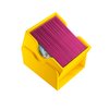 Sidekick 100+ XL Convertible Deck Box | Sideloading Card Storage with Removable Cover Clips Holds 100 Double-Sleeved Cards in Extra Thick Inner Sleeves Yellow Color Made by Gamegenic (GGS20096ML)