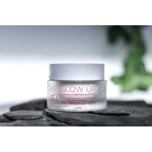 DFA Glow Up Intense Hydration & Lifting, Anti Aging Skin Care, Best Face Moisturizer, Skin Soothing Cica Cream, Brightens Skin, Anti-Inflammatory, Korean Skincare, 1.76 Oz