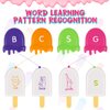 WTFIC 52PCS Ice-Lolly Alphabet Learning Toys for Toddlers 2-4, Montessori Educational Toys Gifts for 2 3 4 Year Old Boy Girl, ABC Matching Game, Preschool Activities Fine Motor Toys for Kids