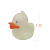 ArtCreativity Mini Glow in the Dark Duck Toys, Set of 12, Glow Rubber Ducks for Carnival Duck Pond Game Supplies, Great for Glow in the Dark Decorations and Carnival Party Favors, 1.5 Inches Tall