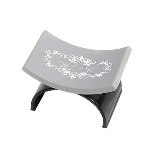 Ownsig Nail Arm Rest, U Shape Silicone Manicure Hand Pillow Pad, Nail Art Mat Holder, Nail Tool Equipment, Nail Art Accessories Black