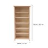Homoyoyo Doll House Model Doll Storage Cabinet 1 12 Scale Wooden Bookshelf Miniature Wood Furniture Wood Decor Mini Furniture Doll House Furniture Small Wooden Bookshelf Mini House Supply