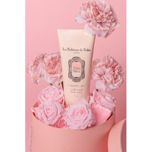 La Sultane de Saba Body Lotion - Rose - Journey to the route of Delights 200ml / 6.8 Fl Oz