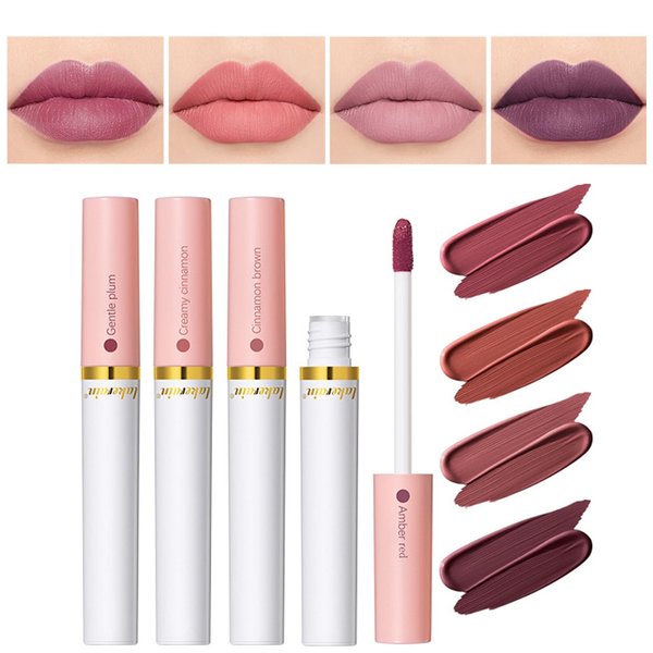 MEICOLY Matte Waterproof Liquid Lipstick Cigarettes Set Kit,4 Colors Lip Stain,Smoke Tube Cigarette Lipstick,Long Lasting Lip Gloss Lip Tint,Matte Lip Makeup for Women Girls,Set 2