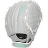 Rawlings girls 11.5 inch Softball Glove, Teal/Grey/White, US