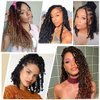 8 Packs Passion Twist Hair 14 Inch Water Wave Crochet Hair T30 Passion Twist Crochet Hair For Black Women Butterfly Style Crochet Braids Hair Extensions (Pack of 8, T30)