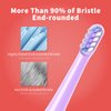 Replacement Toothbrush Heads Compatible with Colgate Hum Connected Smart Battery Toothbrush Refill Head, Purple, 12 Pack