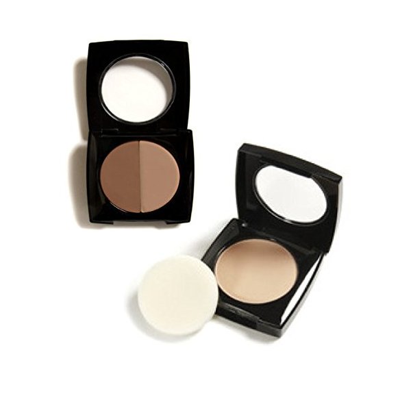 Danyel' Tawny Beige/Soft Beige Duo Compact Cream Foundation & Translucent Pressed Powder