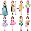 Beatifulog Magnetic Princess Dress Up Paper Doll,Play Travel Playset Toy Magnet Dress Up Games Paper Dolls for Girls Ages 4-7 Nurturing Creativity and Imagination (Princess MengLian)