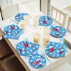 Wiooffen 96 Pcs Airplane Plates Airplane Birthday Party Decorations Plane Plates Blue Sky Plates Two Fly Paper Plates Napkins Party Supplies Baby Shower Airplane Theme Favors for Kids Serves 24 Guests