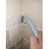 Minchsrin Detachable Cleaning Brush Handheld Brush Gap Brush Stiff Heavy-Duty Scrub Brush for Tile,Carpet,Bathroom Tubs,Grout,Blinds,Carpet,Shoes,Kitchen Sink (Cream)