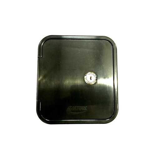 Valterra Black Gravity Water Hatch Fill Dish Lock Keys RV Trailer