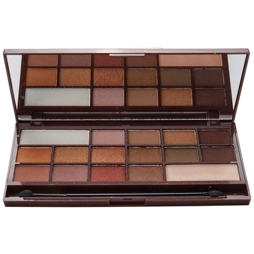 Makeup Revolution I Heart Makeup Palette Zestaw cieni do powiek Chocolate Golden Bar 22g (16 kolorĂlw)