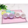 KISEER 15 Pack Colorful Clear Travel Contact Lens Case Box Holder Soak Storage Container Bulk