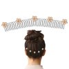 Stretchable Invisible Hair Clips- U Shape Hair Finishing Fixer Comb| Stretchable Hair Pin, U Pin Hair Clips, Cute Invisible Hair Holder, Hair Styling Tools for Girl Women Beauty and Personal Care