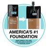 Maybelline Fit Me Matte + Poreless Liquid Foundation Makeup, Cappuccino, 2 COUNT Oil-Free Foundation