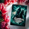ZHQGYN Haunted Echoes Oracle Tarot Cards, Oracle Cards for Beginners, Unlocking The Secrets of The Future, Suitable for Personal Growth, Healing, and Understanding Life Goals