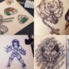 Blank Tattoo Skin Practice - Rayyl 5Pieces Tattoo Practice Skin Soft Silicone Double Sides 7.4x5.6" Thin Tattoo Eyebrow Practice Skin for Tattoo Beginner & Experienced Tattoo Artist