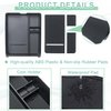 PIMCAR Compatible with 2023 2024 Honda Pilot, 2024 Honda Ridgeline/Passport Center Console Organizer Insert Tray Accessories Armrest Box Divider ABS Plastic Material
