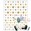 Cute Honeybee Nail Art Stickers, 3D Little Animal Self-Adhesive Sticker Cartoon Bee Nail Art Decals Holographic Gold Bee Nail Decal Design for Women Girls Manicure Decoration DIY Nail Sticker Supplies