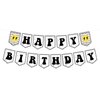 Happy Dude Happy Birthday Banner for Boy Girl Kids One Happy Dude 1st Birthday Decorations,Hippie Groovy Birthday Party Decorations Decor Supplies