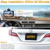 AMTIFO Wireless Backup Camera Touch Key - 5 Inch Split Screen Monitor Truck Rear View Camera Waterproof Clear Night Vision Car Rever Camera System DIY Guide Lines A6