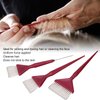3Pcs Hair Coloring Brush, Hair Bleach Tinting Brush, Hair Color Brush Non Slip Handle Comfortable Hand Feeling Hair Tint Dye Brush Hair Dye Tools for Salon Home