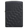 Zippo Armor Tire Tread Black Matte Pocket Lighter
