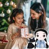 BAOWEI Plush Toy Doll Set with 3 Dress-Up Outfits,10 Inch Soft Plush Stuffed Halloween Monster Doll with Dresses,Birthday Gift DIY Toys for Girl,Boys,Kids and Fans