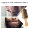 Omwah Double Sided Facial Hair Brush Beard Shaving Barber