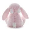 Nleio Bunny Stuffed Animal, 8.5" Bunny Plush Rabbit with Floppy Ears, Huggable and Washable, Baby Stuffed Animals for Girls Boys Kids Friends Birthday Easter Gifts (Pink)