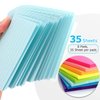 8 Pads Lined Sticky Notes 4x6 Sticky Notes with Lines Self-Stick Note Pads 8 Bright Multi Colors, 35 Sheet/Pad