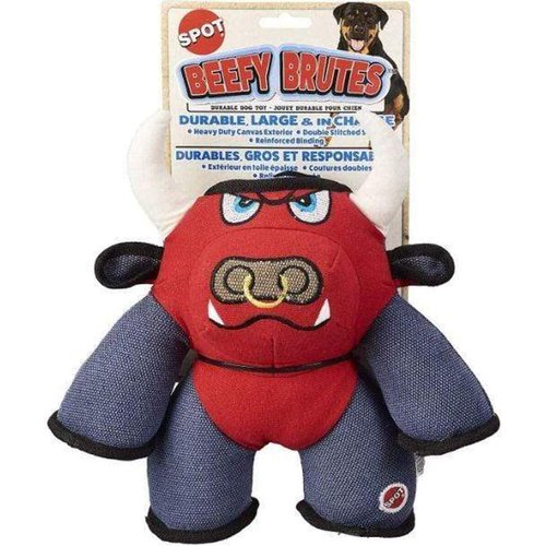 SPOT Beefy BRUTES Durable Dog Toy 10" Assoted Figures