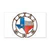 CafePress Texas Wrought Iron Barn Art Wall Decal 20x12 Wall Decal, Vinyl Wall Peel, Reusable Wall Cling