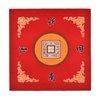 Sanvo Universal Mahjong/Paigow/Poker/Dominos/Game Table Cover,Slip Resistant Mat(Red) 31.5" x 31.5"(80cm x 80cm)
