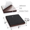 X-PROTECTOR Non Slip Furniture Pads - 16 Premium Furniture Grippers 2"! Self-Adhesive Rubber Feet Furniture Feet - Ideal Non Skid Furniture Pad Floor Protectors - Keep Furniture in Place!