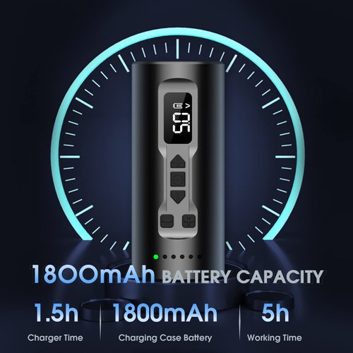 INKin Wireless Tattoo Machine, Professional Tattoo Pen, Hover Coreless Tattoo Gun with 1800mAh Battery Power LED Display Cartridge Battery Pen Great for Dot, Lining, Shading Work