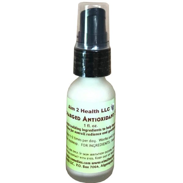 Supercharged Antioxidant Serum Best Anti-Aging Face Serum Soothes Wrinkles & Boosts Collagen Balances Skin Texture - Hyaluronic Acid, Organic Green & White Tea Leaf & Rooibos Leaf 1 OZ