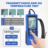 PLAYOCCAR Transmission Fluid Tester Automotive Digital Oil Quality Test Detector Gasoline & Diesel Gearbox Oil Diagnostic Tool with Temperature Sensor,31.5in Hose 2.8in Backlight Display