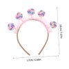 EXCEART Lollipop Headband Lollipop Hair Hoop Rainbow Head Bopper Lollipop Hairbands Lollipop Hair Bands Cute Headbands Toddler Hair Band Costumes Candy Plastic Hair Hoop Miss Pompom Sweet