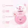 AKARY Sakura Clay Facial Mud Mask Deep Cleanse, Natural Skin Care Mask for Pore Cleansing, Oil Control, Reduce Acne, Skin Moisturizing, Smoothes Fine Lines, Pore Minimizer