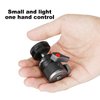 Mini Ball Head with 1/4" Hotshoe Mount Adapter 360 Degree Rotatable Aluminum Tripod Head for DSLR Cameras HTC Vive Tripods Monopods Camcorder Light Stand