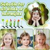 60 Pcs Bean Sprout Hair Clips,Funny Plant Hairpins,Mixed Style Flower Mushroom Little Grass Barrette Hair Accessories for Women Girl School Home Party Christmas
