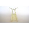 Generic Long matte creme white hair claw clip for long hair